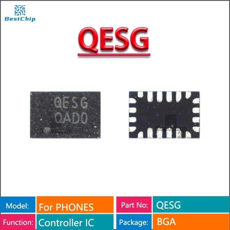 5-10Pcs/Lot Mark QE QEXX QESG charging ic For Huawei Honor V40 Redmi Note8 Xiaomi 9 Pro charger ic DFN chip