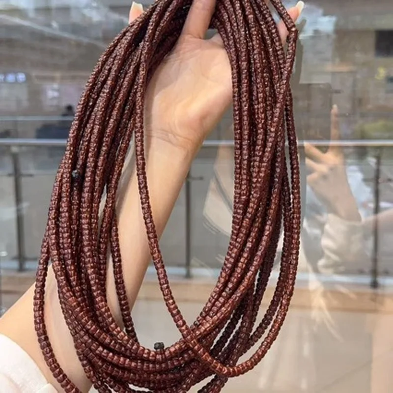 High-Quality, Vintage-Style, Oil-Treated Passion Fruit Seed Crafts, Fashion Accessories, And Buddhist Prayer Beads