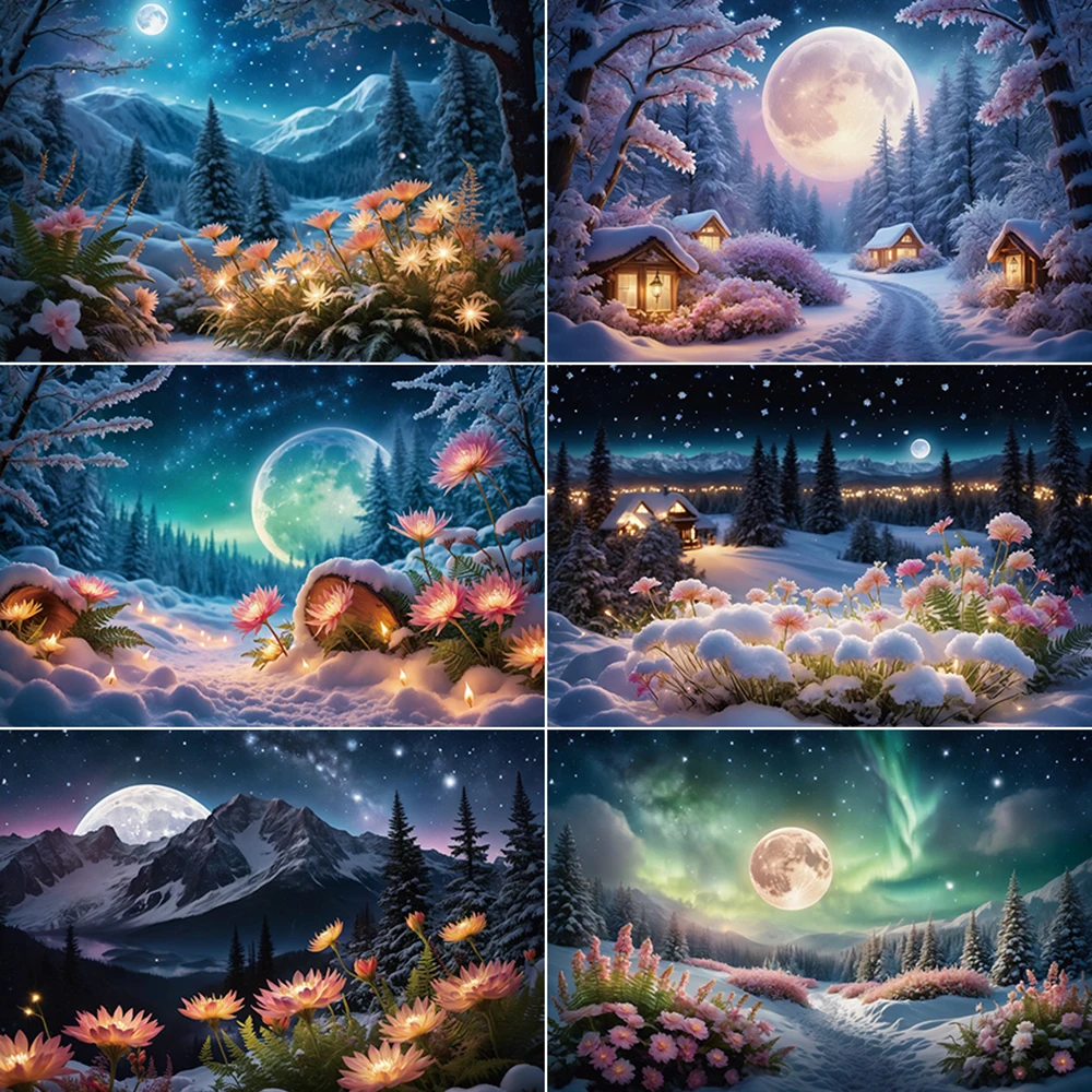 

MOON.QG Winter Children Fairy Birthday Backdrop Children Enchanted Garden Party Background Arch Door Photography Studio Supplier