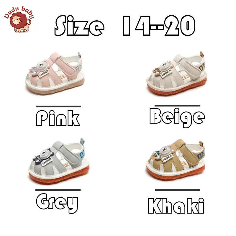 Hollow Bear Cute Children Fashion Casual Boys Sandals Kids Calling Shoes Summer Children's shoe sports shoe sandals walking shoe