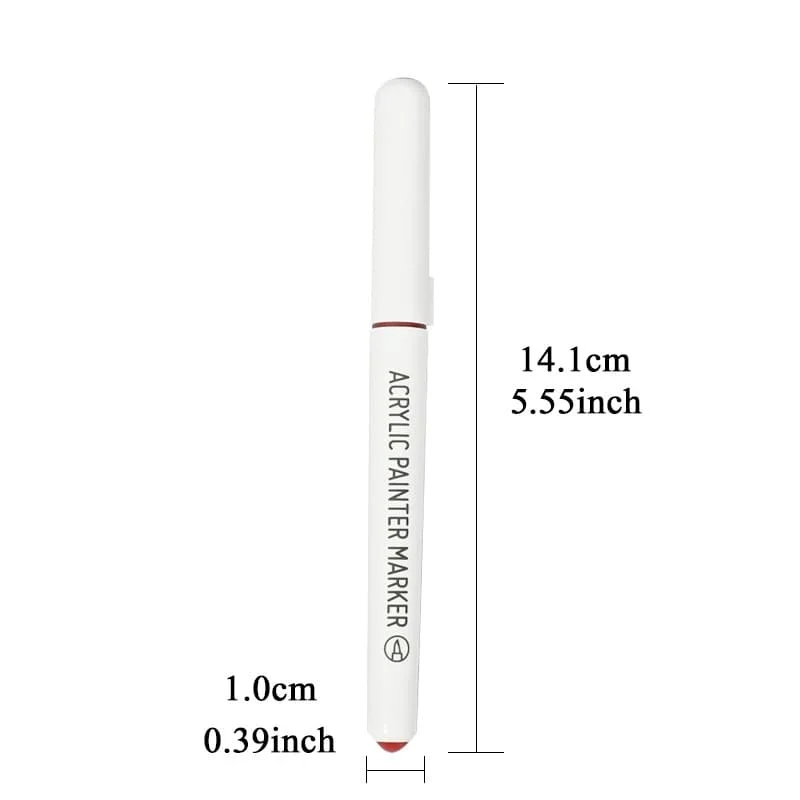 384 Colors Acrylic Paint Pen Marker Brush Tip Paint Automatic Ink Control System Marker For Rock Painting Wood Christmas Gift