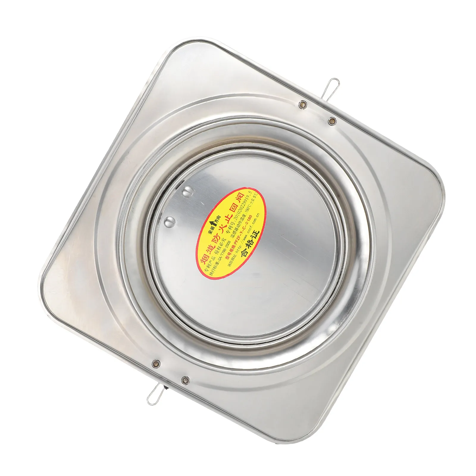 

Valve 160-180Mm Stainless Steel Non-Return Vent Cover For Kitchen Bathroom Range Hood Dryer Exhaust Odor Smoke