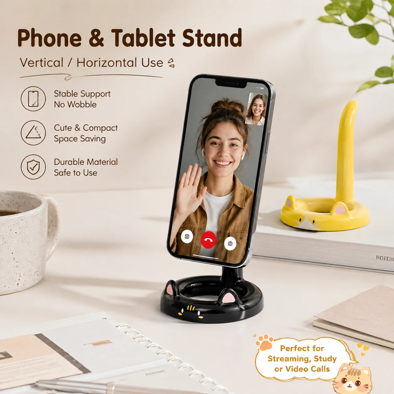 Multi-Device Cat Stand for Des - Watch Es recension och pris