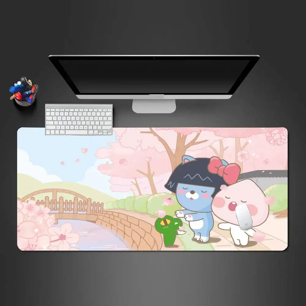 Korea Cartoon K-KAKAO CUTE FRIENDS Mousepad Mouse Mat Desk Mat With Pad Gaming Accessories Prime Gaming XXL Keyboard Pad Paddi