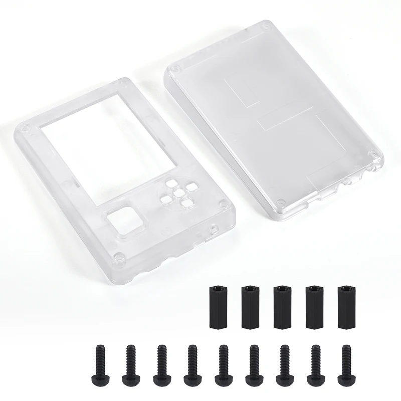 New Transparent Acrylic Plastic Shell Case Cover With Screws for Portapack H2 / H2M HackRF One
