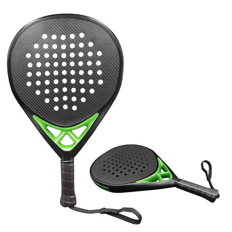 2025 top grade Carbon fiber material tennis paddle, high strength 12K polyester net material, customizable outdoor padel sports