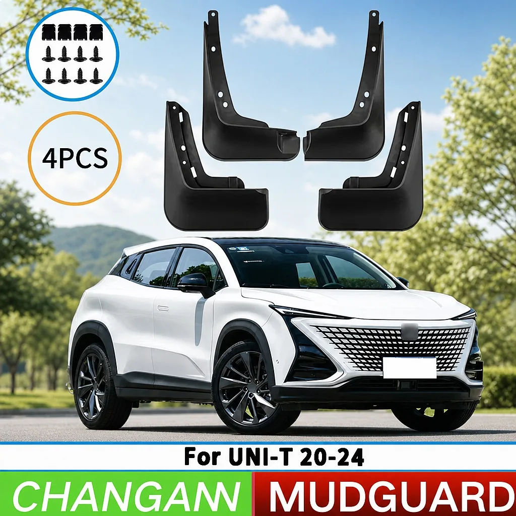 

Suitable for Changan Gravity Unit UNI-T 2020-2024 Front Rear Wheel Mudguards Splash Guards Car Accessories