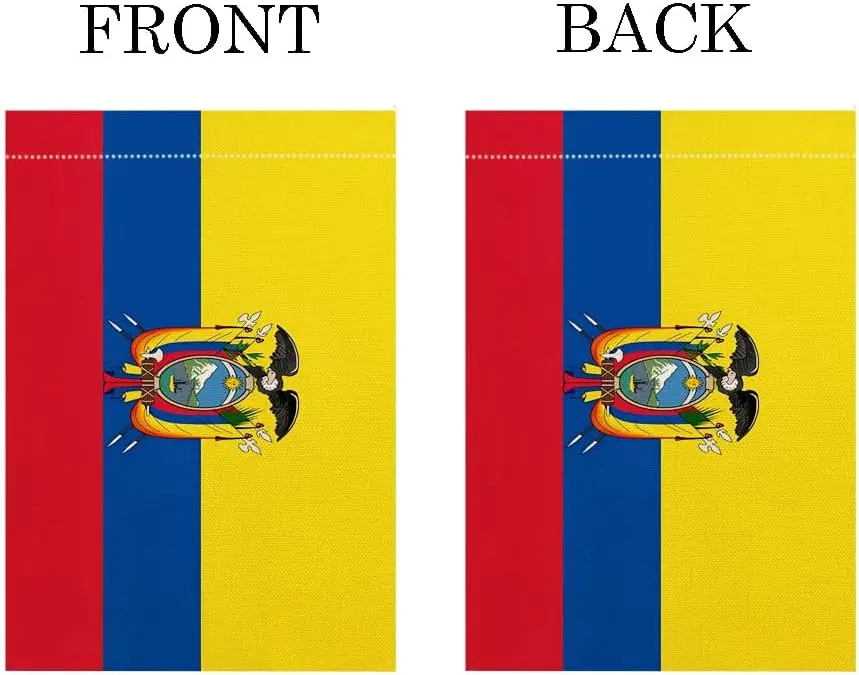 Ecuador Ecuadorian Garden Flag,Garden Decoration Flag,Indoor and Outdoor Flags,Celebration Parade Flags,Anniversary Celebration,