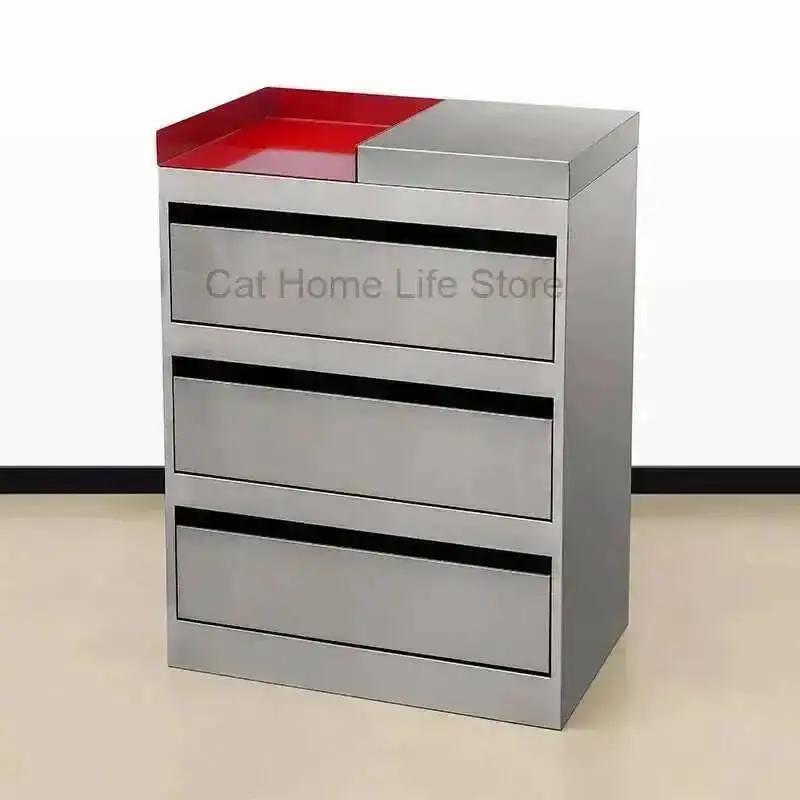 

Stainless Folding Salon Trolleys Steel Barber GrayTrolley Cosmetic Sockets Auxiliary Cart Beauty Chairs Shampoo Beech Make Up