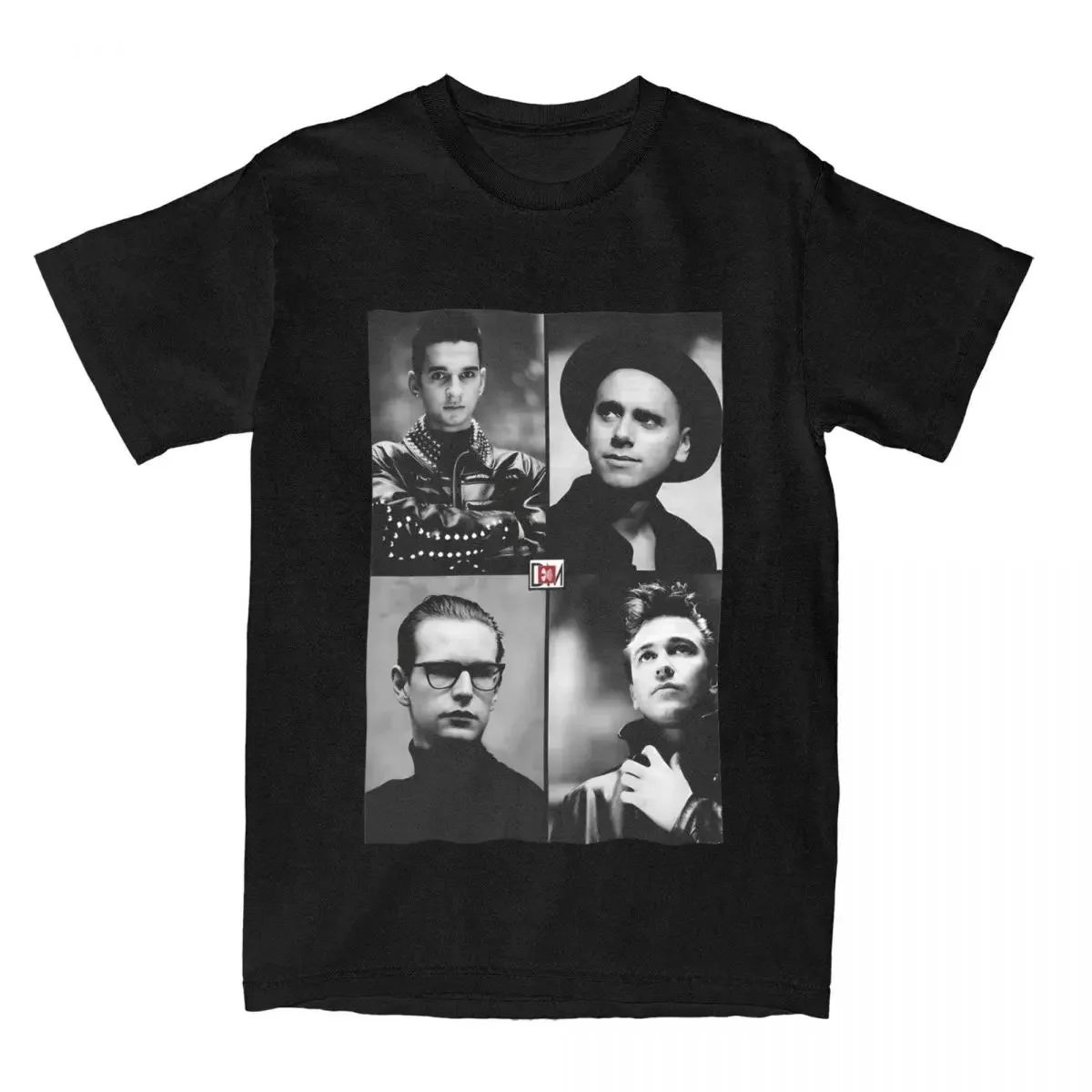 Short Sleeve Tee Shirt Printed Tops Amazing Depeche Cool Mode Dm 101 T-Shirts for Men Crew Neck 100% Cotton T Shirt harajuku