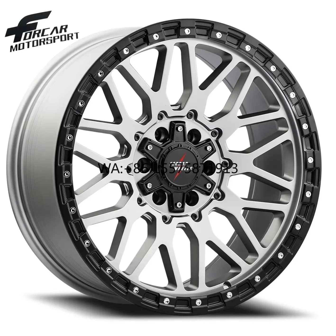 

Off Road Double Color Custom Design High Quality 16-24 Inch High Quality Alloy Forged Wheels Rims
