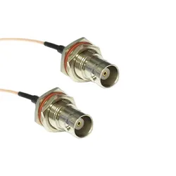 BNC Female Bulkhead Switch BNC Jack Nut Pigtail Cable RG178 Wholesale 15cm 6