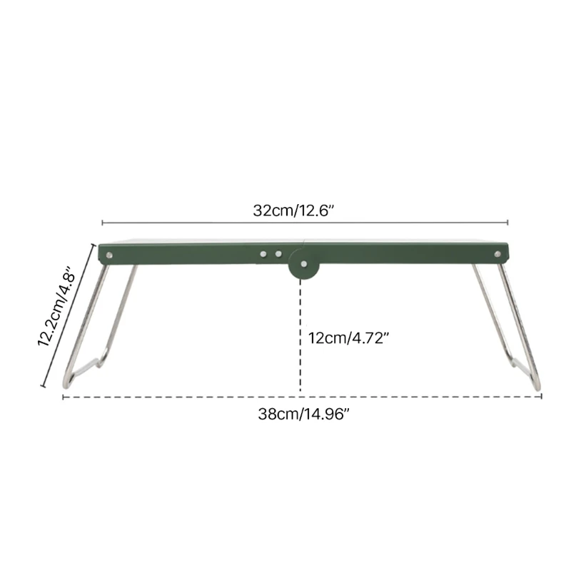 Outdoor Folding Table Portable Lightweight Desk Mini Aluminum Alloy Camping Table for Traveling, Barbecue, Beachs