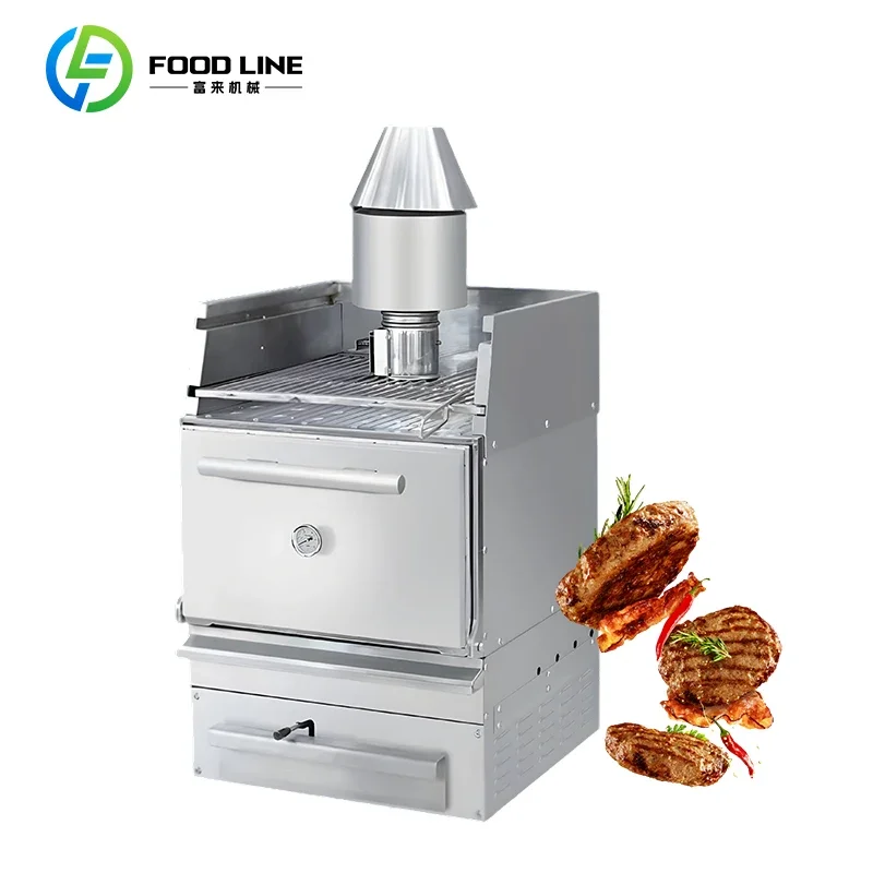 Industrial Countertop Charbroiler Large Flat and Ribbed Griddle Cooker Restaurant Electric Grill Station Customized