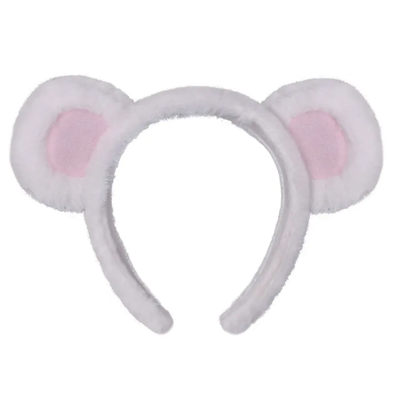 Handcrafted Japanese Cute Girl Plush Lolita Bear Ear Headband Cosplay Accessories Ears Hairband