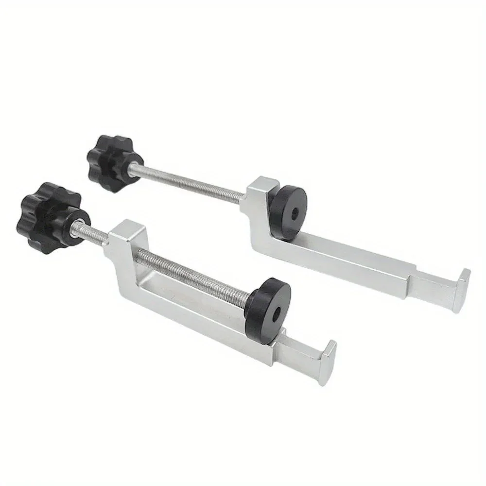 

Guide Rail Clamps - Aluminum Fixed Clamp for Workbench Woodworking Tools 2Pcs Table Clamp Universal Fence / T-Slot / Table Saw