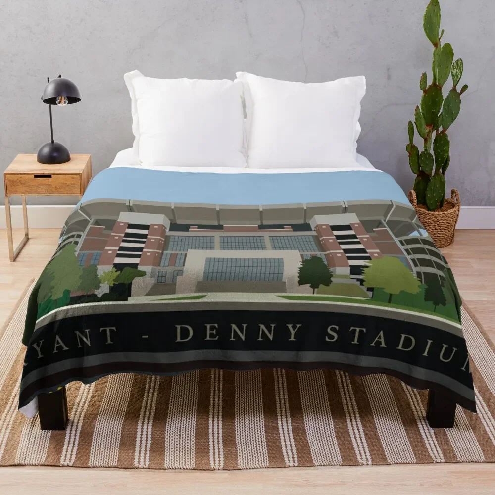 Bryant Denny Stadium Throw Blanket Thin Luxury Throw Giant Sofa Hairys Blankets