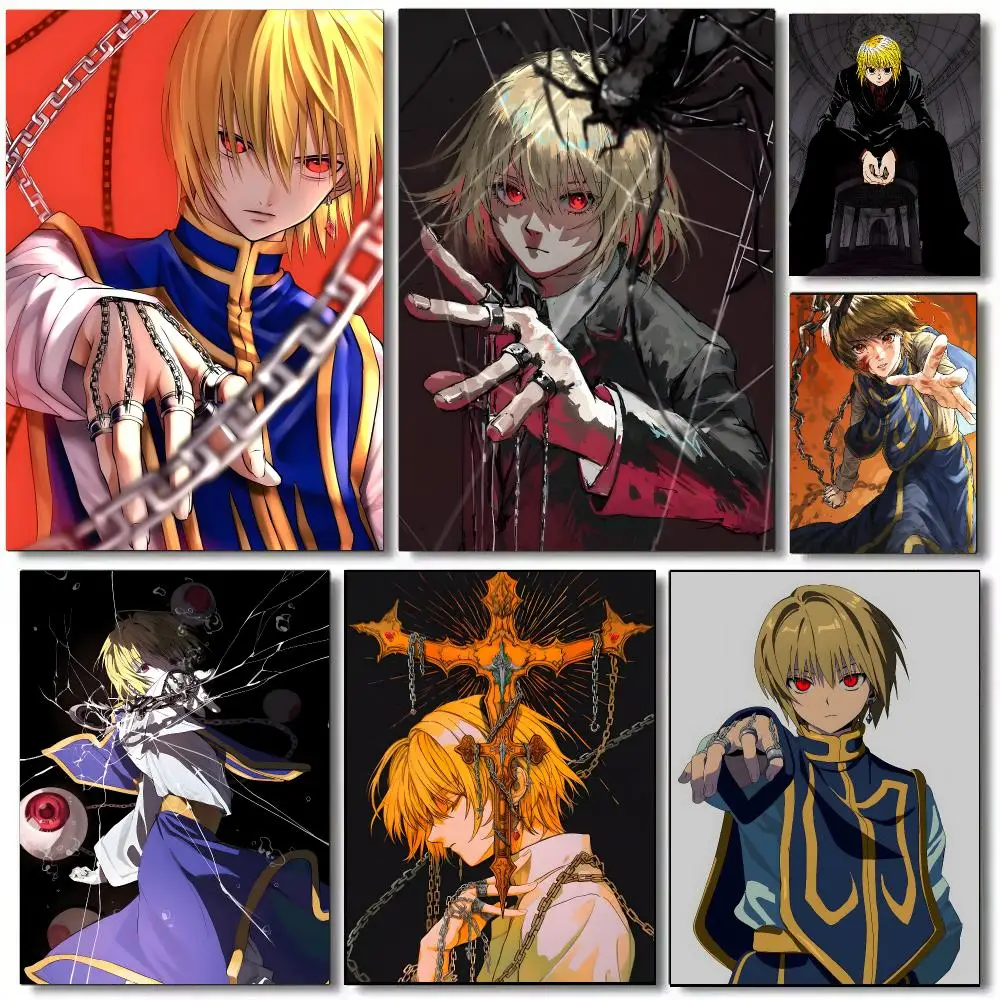 Anime K-Kurapika Poster Gemälde Drucke Wandkunst Bild Film Raum Heim Bar Café Dekor Wandbild