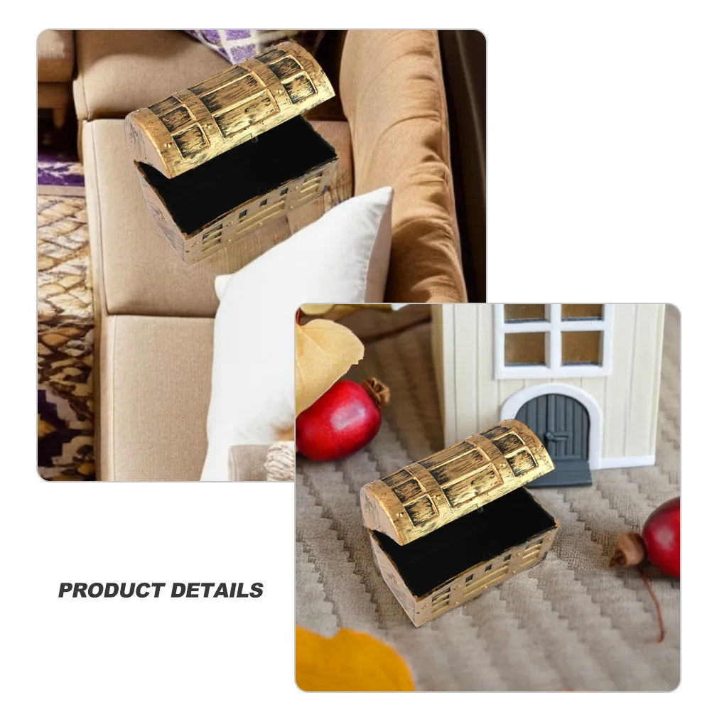 32pcs Mini Vintage Pirate Treasure Chests for Jewelry Storage Decor Party Favors Retro Small Gift Boxes