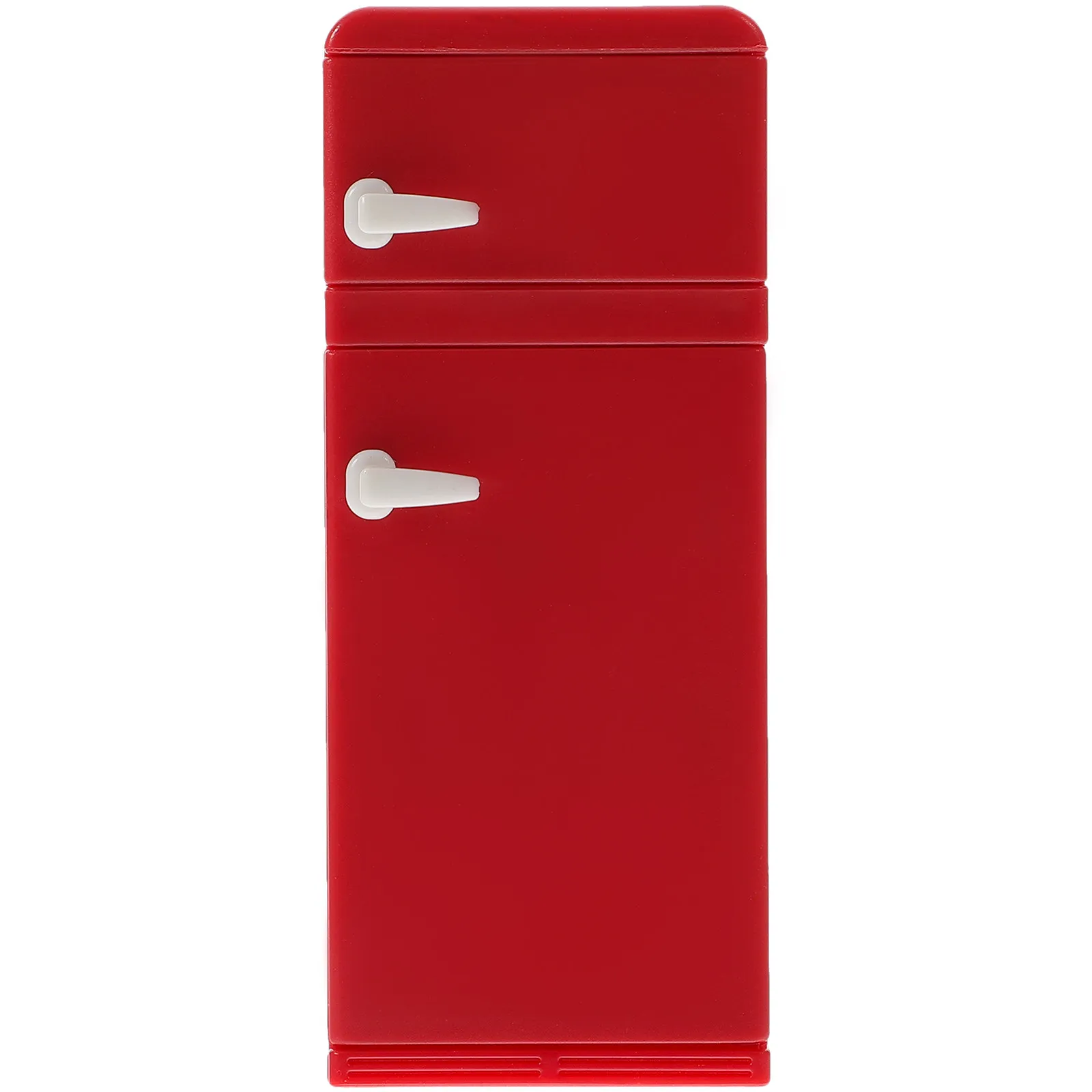 Miniature Fridge Delicate Appearance Compact Size Mini House Kitchen Furniture Micro Scene Decoration for Kids Creativity