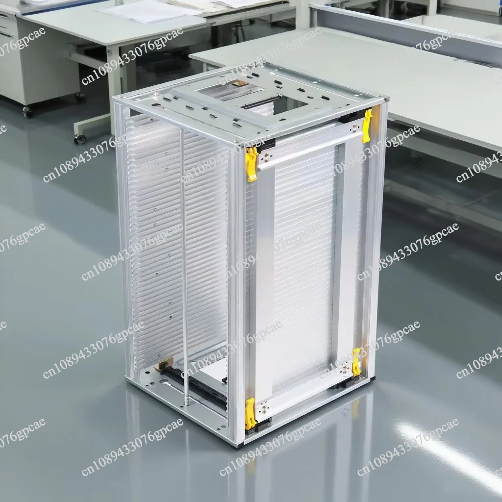 High Temperature Aluminium SMT PCB Storage Magazine Rack 355x320x563 Mm Conductive Stackable Pcb Rack Stacking Racks & Shelves
