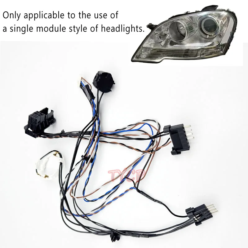 

Applicable to 2007-2011 models of Mercedes-Benz ML series (W164) - large bulb internal wiring connector assembly