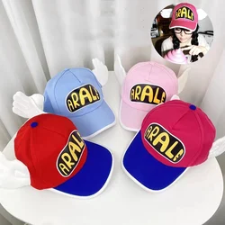 Urocza czapka przeciwsłoneczna Dr. Slump Arale Outdoor Cap Sweet Angel Wings Unisex Casual Regulowane czapki baseballowe dla dorosłych Winged Hat