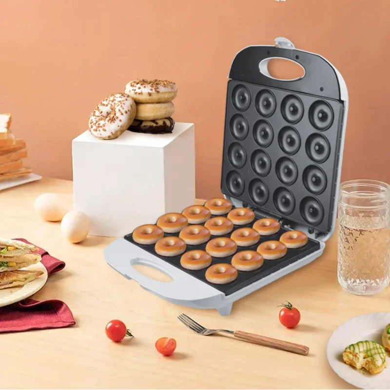 Breakfast Machine Donut Machine Household Bread Maker Double Side Heating 16 Holes Bread Machine Maker Hot Sandwich Maker