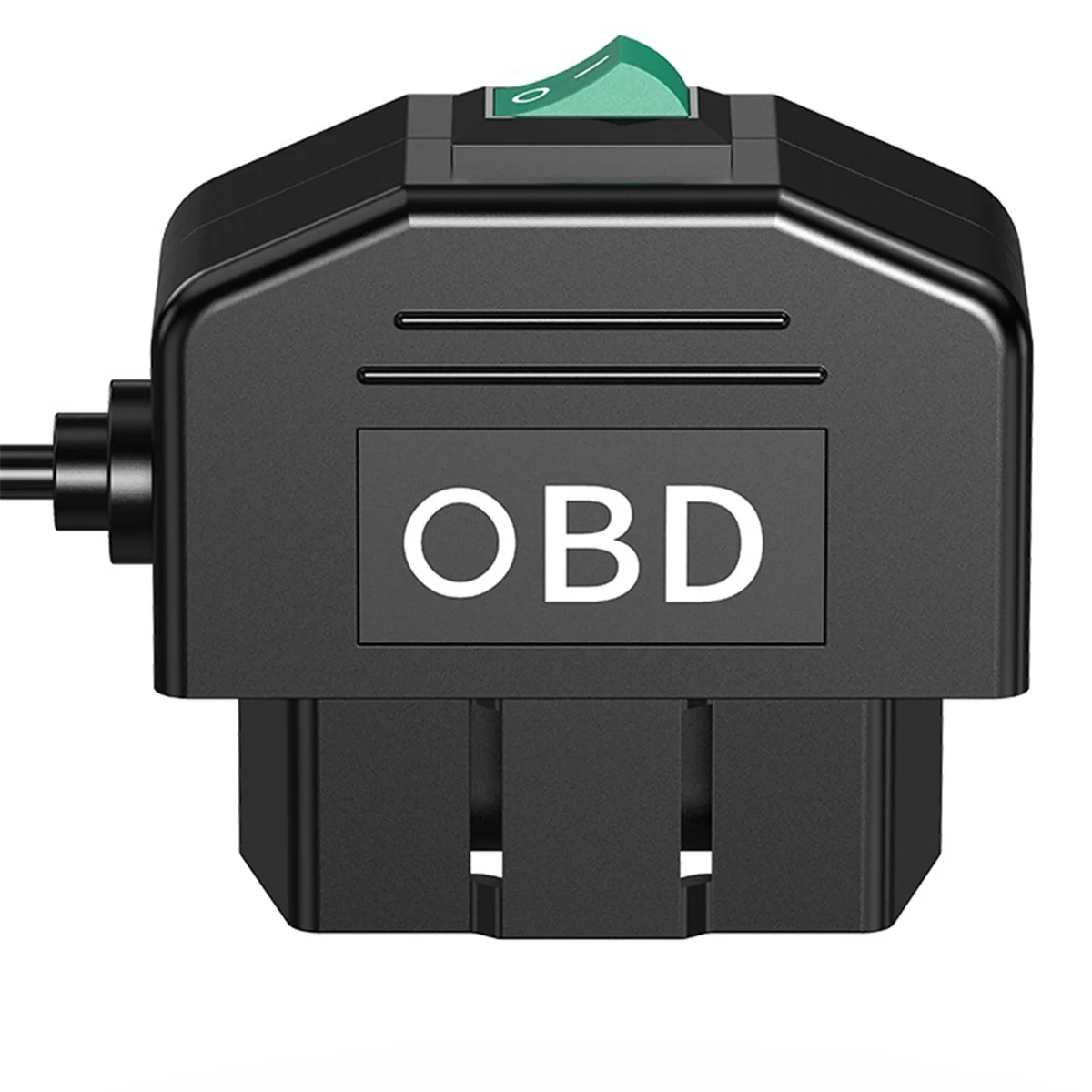 Dash Cam ชุดสายไฟ OBD, กล้อง Dash USB Type C Hardwire พร้อมสายไฟ OBD สําหรับ Dashcam 12-24V ถึง 5V/3A