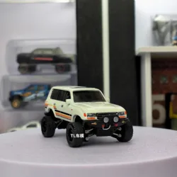 Car Model 1:64 Wheel Lc80 Modified Shock Off-Road Rubber Tyres