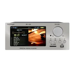 Dual AK4493 Digital Audio Player 4.7 Inch Large Screen DSD512 64BIT 768KHz Lossless Decoding Music Turntable Wireless Bluetooth