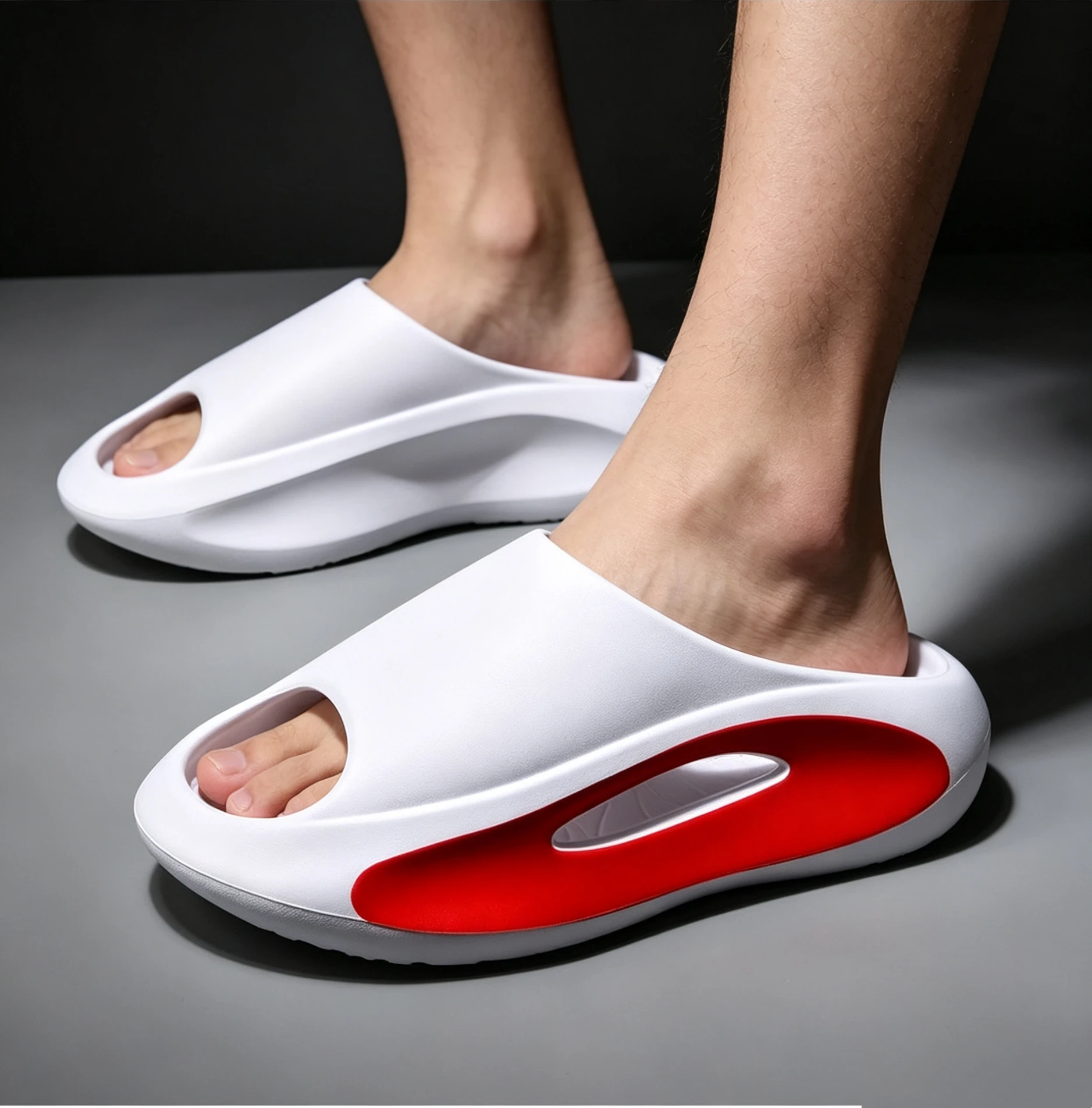 New Summer Men Slippers Platform Slippers EVA Soft Bottom Indoor Home Slides Lightweight Beach Shoes Outdoor Non Slip Slippers