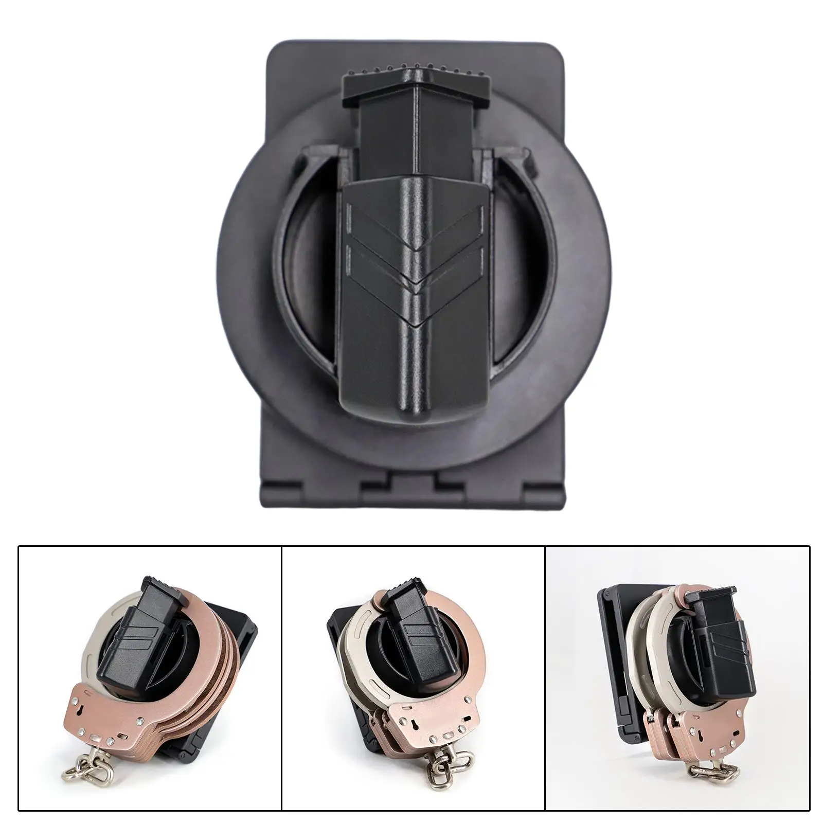 

Handcuff Case Waterproof Polyester Holder Waist Bag Storage Pouch for Duty Belt Accessories
