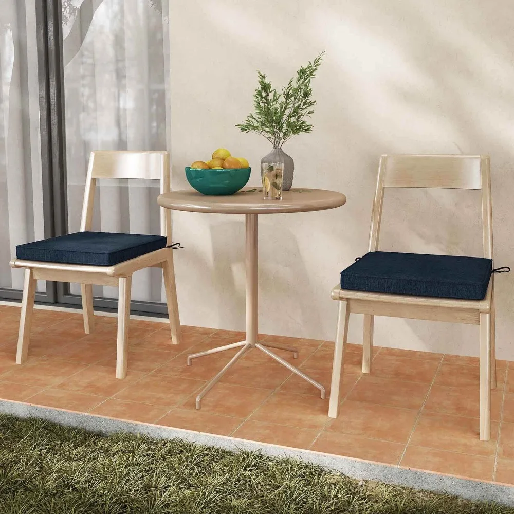 

Комплект из 2 водонепроницаемых, устойчивых к выцветанию подушек для уличных стульев из олефина