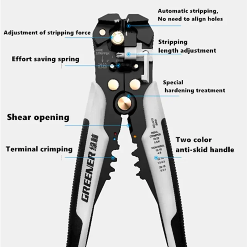 

Stripper Special Electrician Plier Cutting Pliers Connecting Wire For Automatic Tool Multifunctional Tools