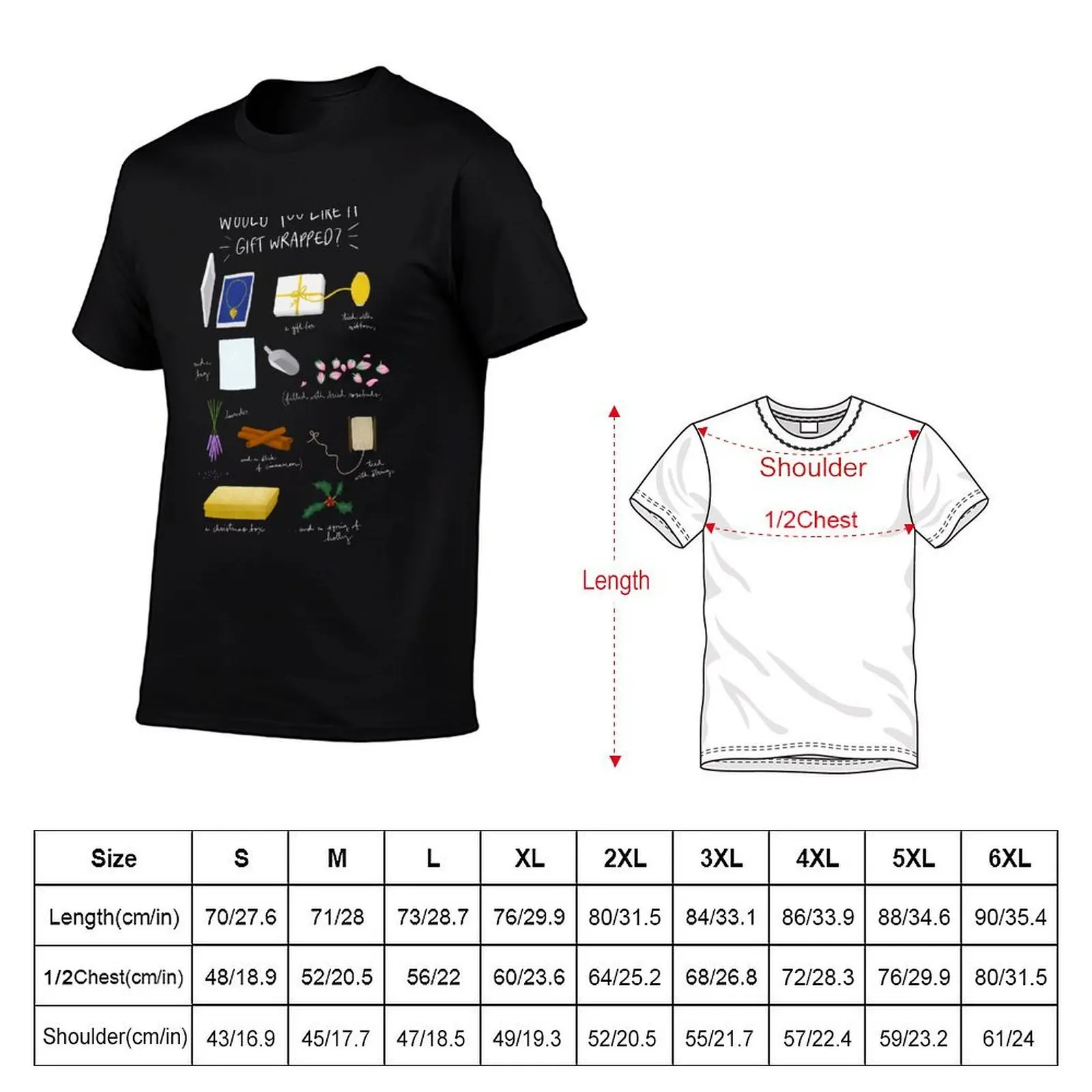 Love Actually - Would you like it gift wrapped? | White Ink T-Shirt Moisture Wicking Quick Dry Tee