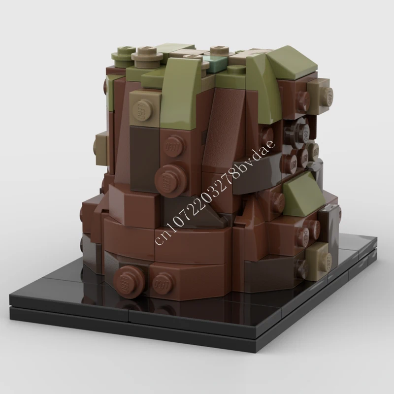 Merlin BaseMOC-modelo de batalla espacial, arquitectura de bloques de construcción, modelo educativo DIY, colección definitiva, regalos de navidad