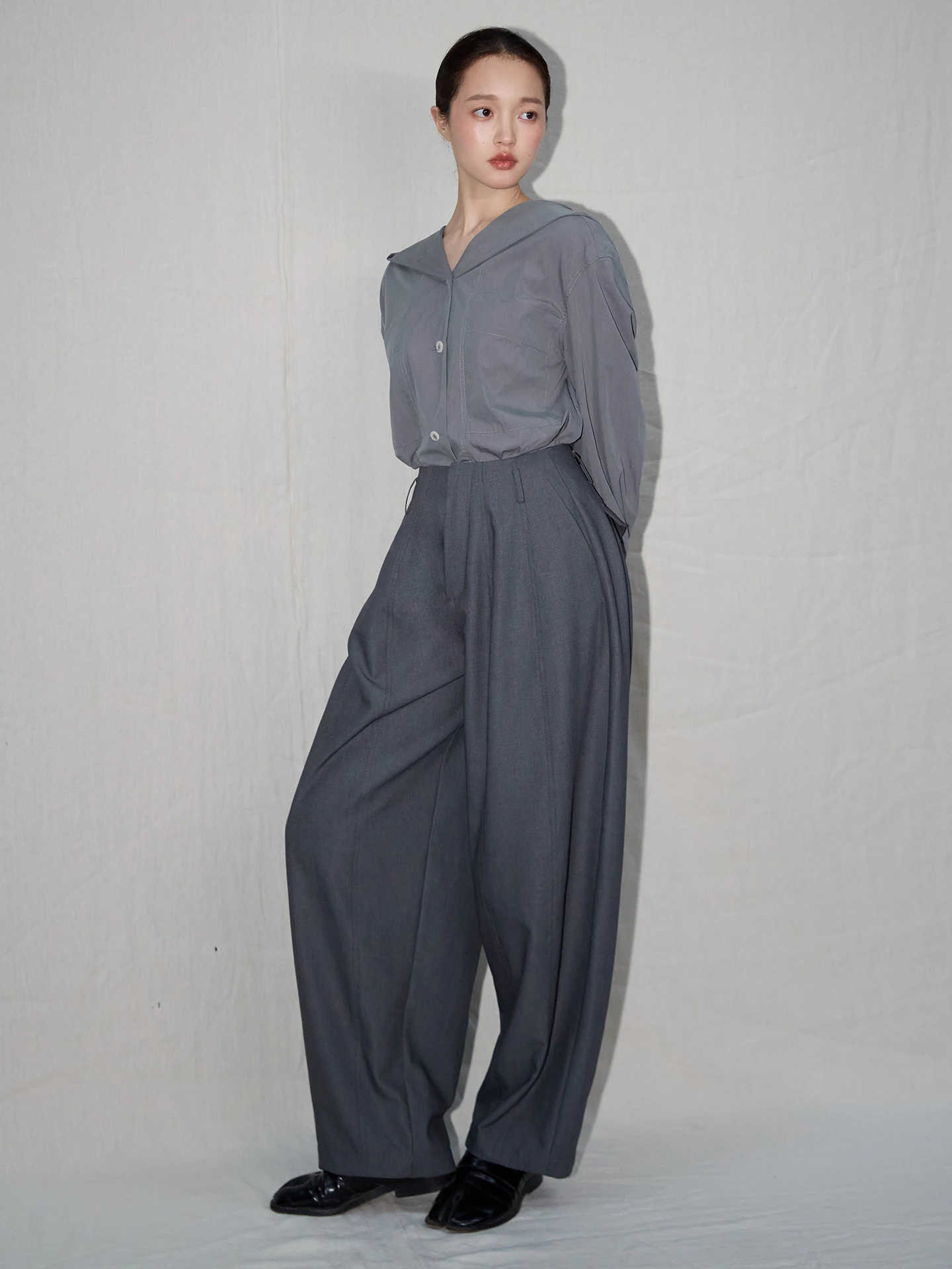 

Slimming Color Woven Fabric Lantern Pants Long Trousers ape Sensation Conceal Meat ow Thinn Casual Pants for Women