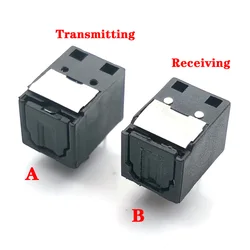 1PC (Transmitting/Receiving End) Dlt1160 Audio Optical Fiber Receiver Terminal Socket Optical Fiber Connector Socket Port