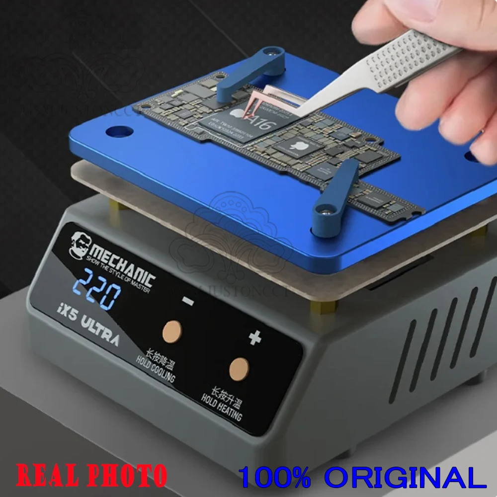 MECHANIC IX5 Ultra Explosion Proof Tin Preheating Platform Motherboard Welding Table Desoldering Heater for iPhone Android Phone