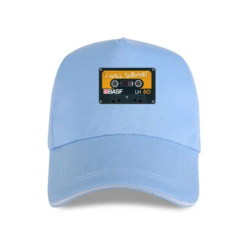 Новая кепка мужская бейсбольная кепка Винтажная с аудиолентой BASF я выживу! Для женщин