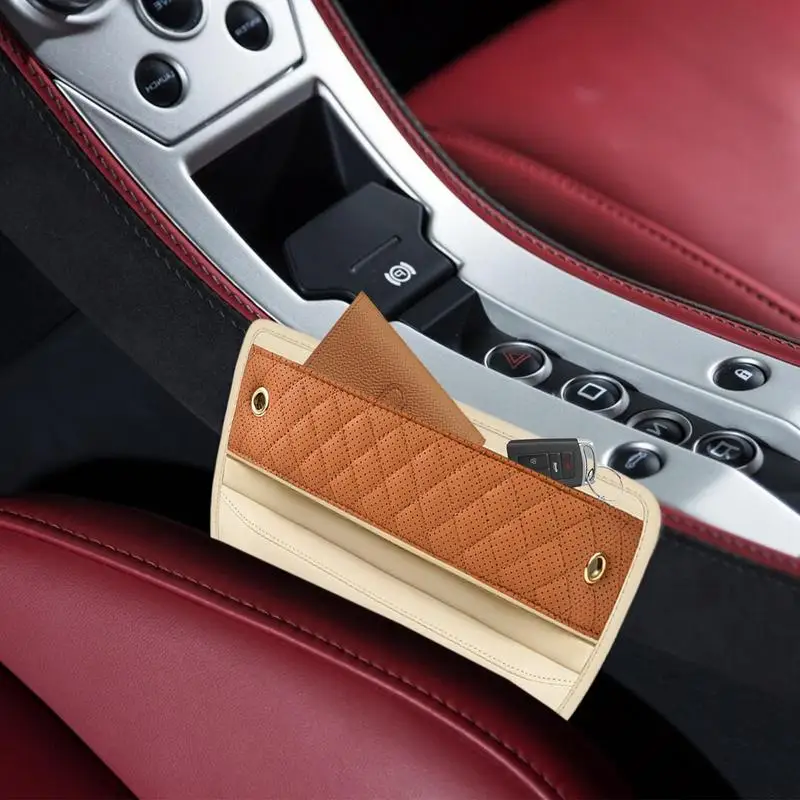 

Car Seat Storage Box Side Seat Organizer Front Seat Filler Storage Box Car Accessories Automobile Organizers For Most Car SUV