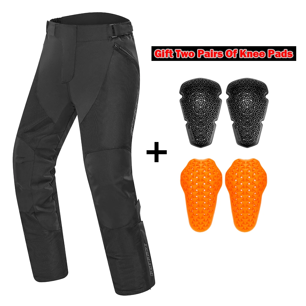 

Motorcycle Riding Pants With Anti Fall Anti Scratch Wear-resistant Breathable Sports Pants With Built-in Protective Knee Pads