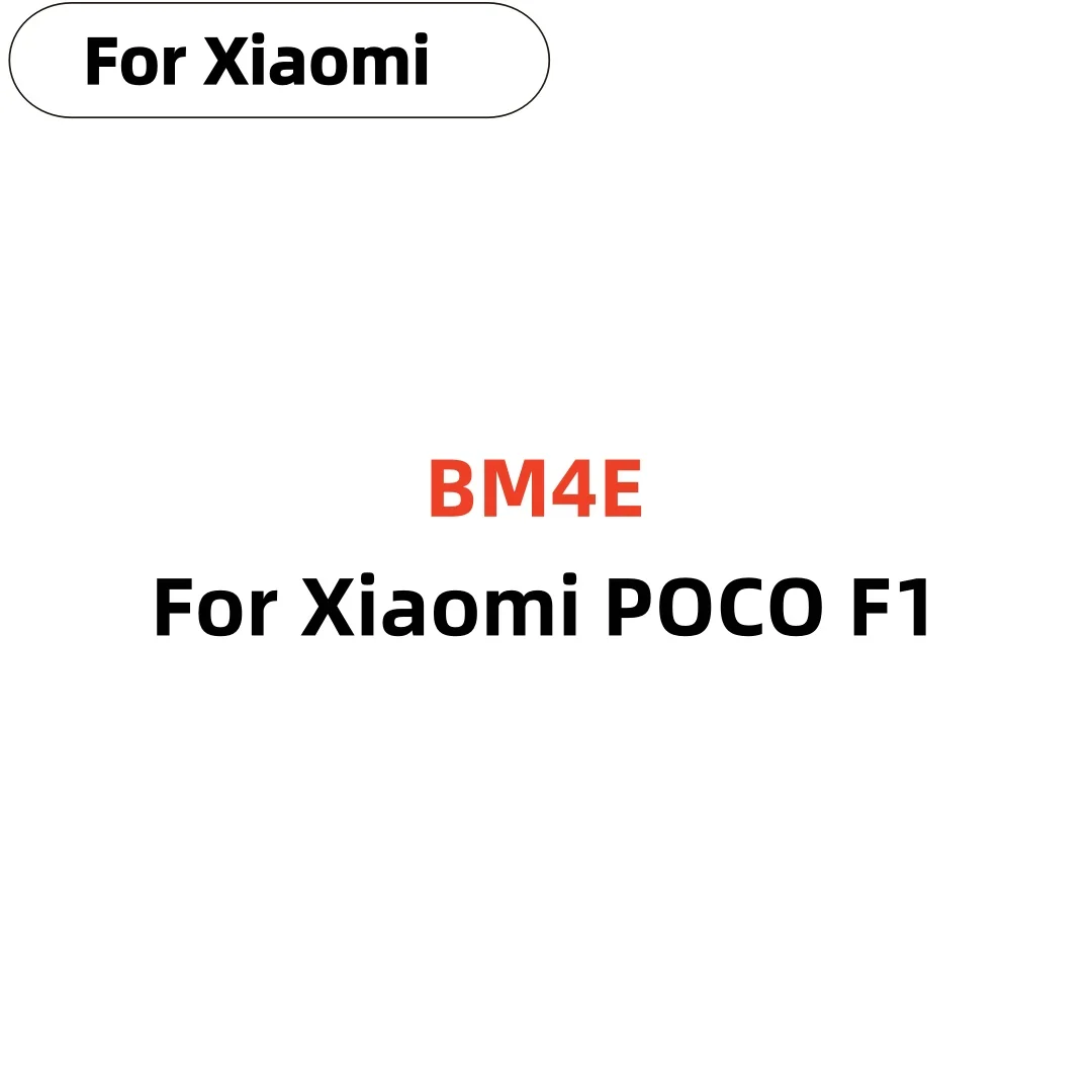 

Phone Battery BM4E 3900mAh For Xiaomi Mi Pocophone Poco F1 Replacement Batteries +Free Tools