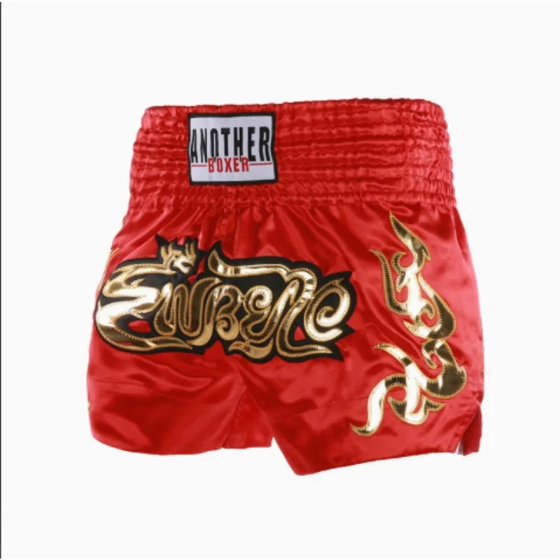 Boxing Shorts Kids Women Men Short MMA Muay Thai Shorts Black Red Kickboxing Pants Sanda Training Fighting Free Combat Clothes