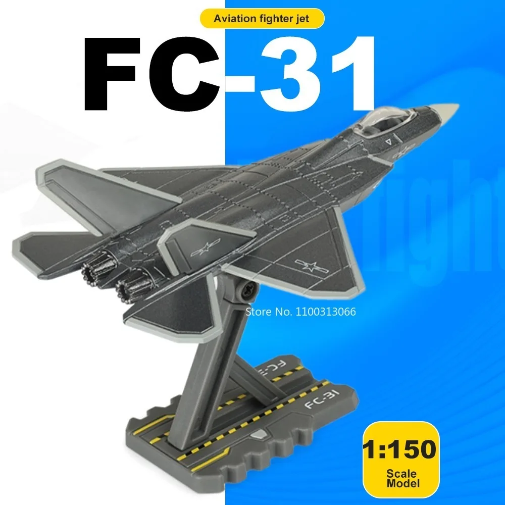 

1:144 1:150 1:500 1:200 Model Toy J-35A FC-31 Y-20 J-20 Aviation Fighter Jet Metal Diecast Office Airplane Decoration Models