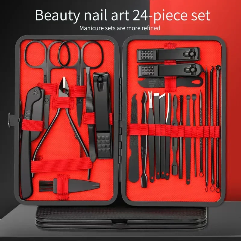 

Nail Clipper Set Set Convenient Beauty Tools Nail Clipper Manicure Nail Trimmer Pedicure Knife Ear Peeling Knife Nail Manicure T