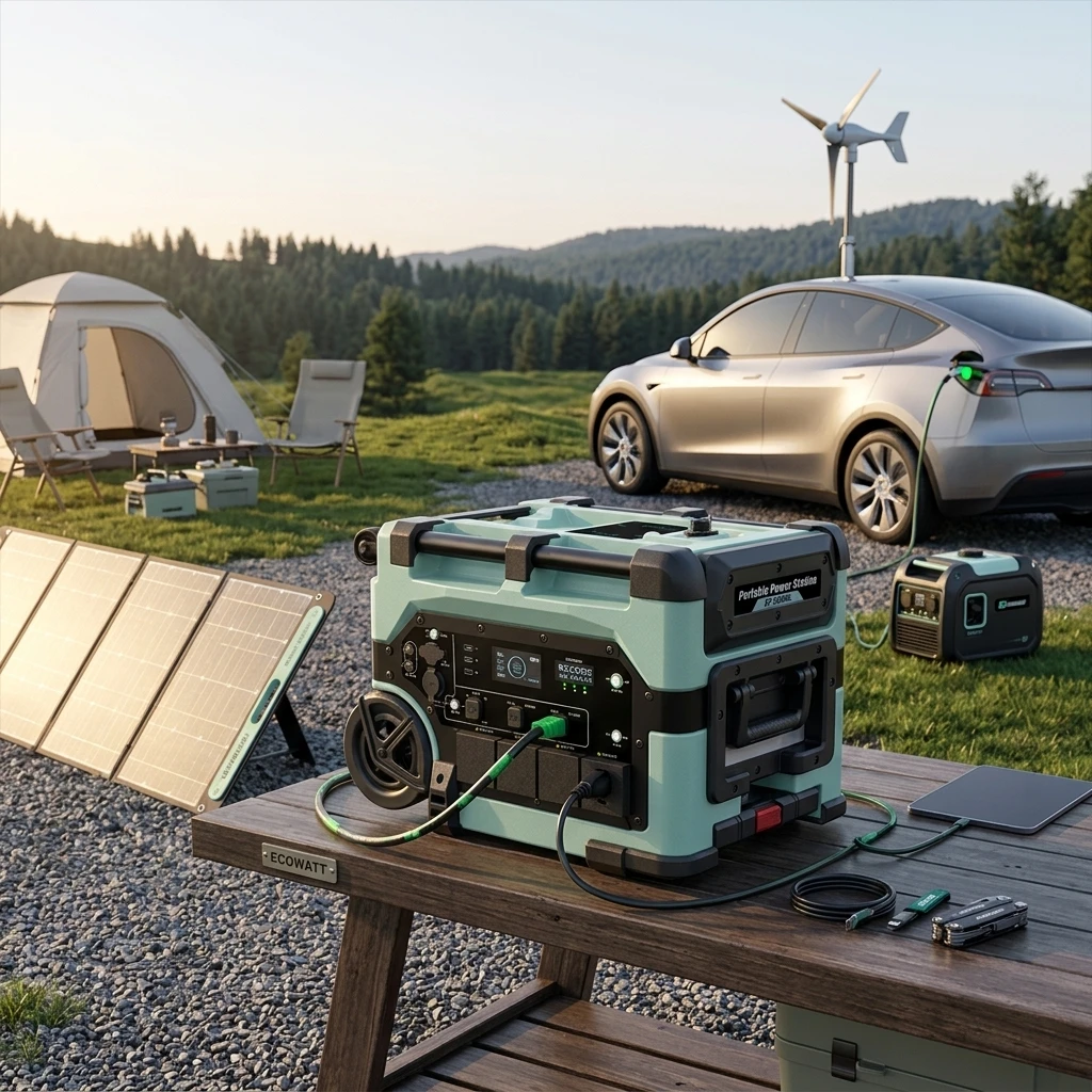 Pure-Sine Wave UPS Potable Stackable Power Station With Reliable Power Supply