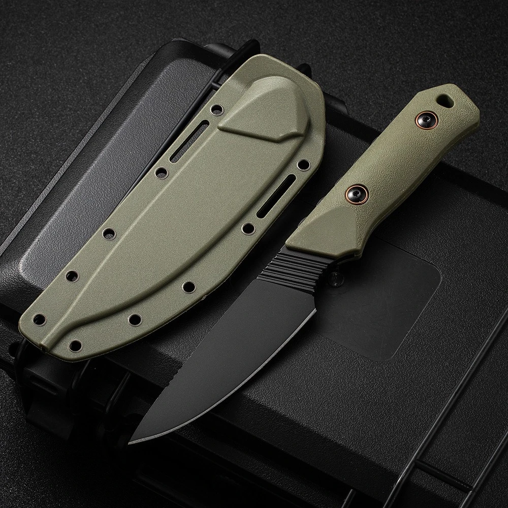 New Outdoor Fixed Blade Knife with Sheath, Edc Tool, Survival Knife for Fishing, Camping, and Mountaineering