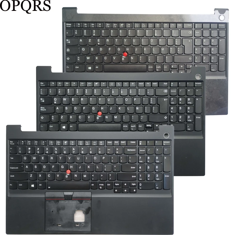 

NEW For Lenovo ThinkPad E15 Gen1 Gen 2 US/Latin /Spanish /Frenc AZERTY laptop keyboard with palmrest upper cover